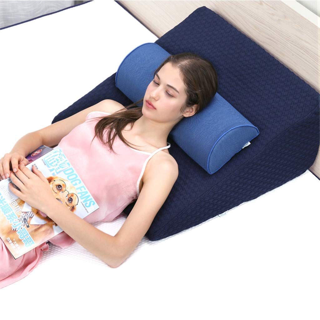 YTIG Orthopedic Memory Foam Wedge Pillow for Sleeping, Reading & Back Support - Comfortable Therapeutic Bed Wedge with Elevation for Acid Reflux, Snoring & Post-Surgery Recovery - Perfect for Home, Hospital & Travel Use
