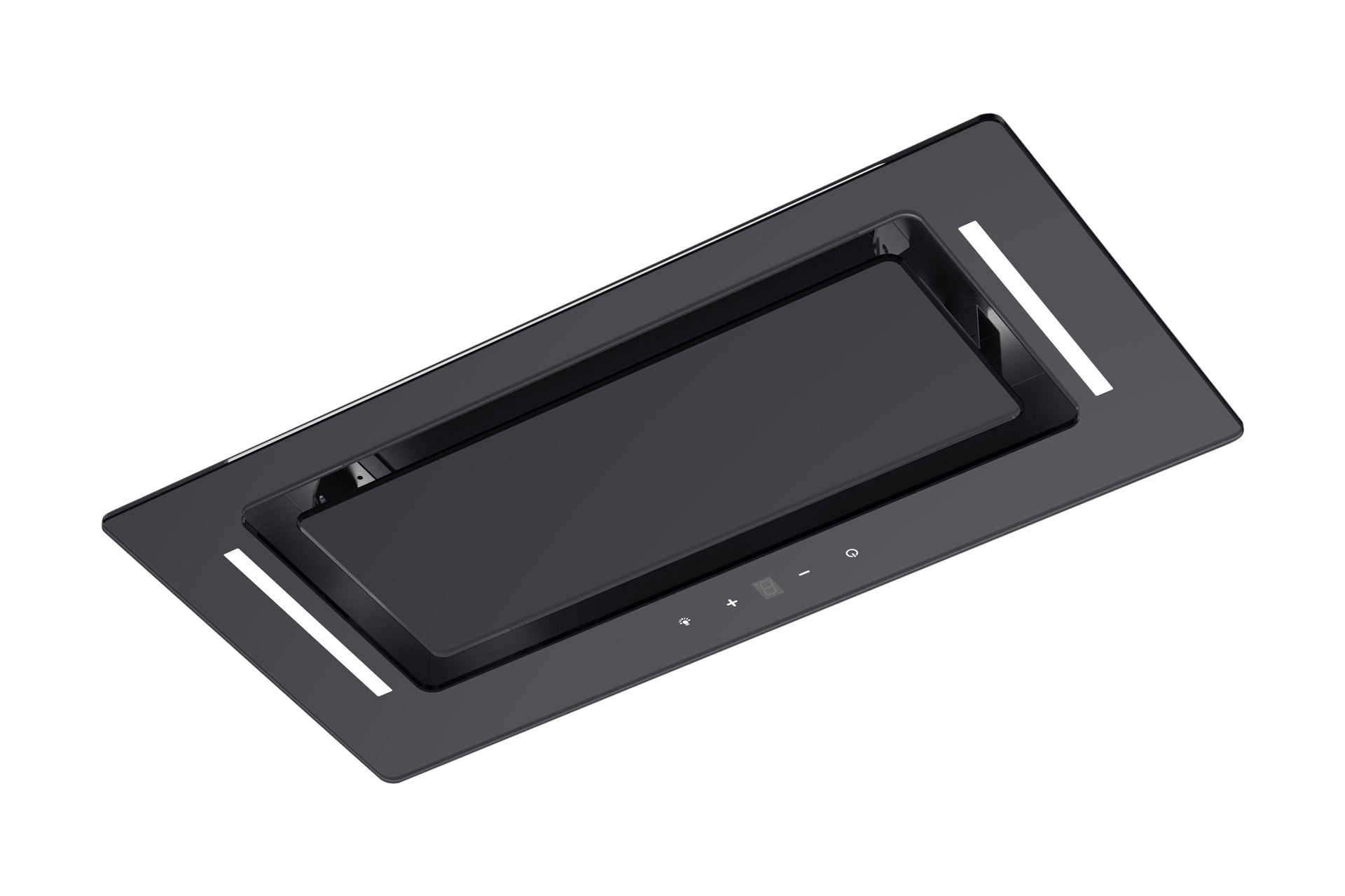 Schweigen 60cm Black Glass Undermount Range Hood BGUM6B - Premium Kitchen Ventilation for Modern Homes & Open-Concept Cooking Spaces