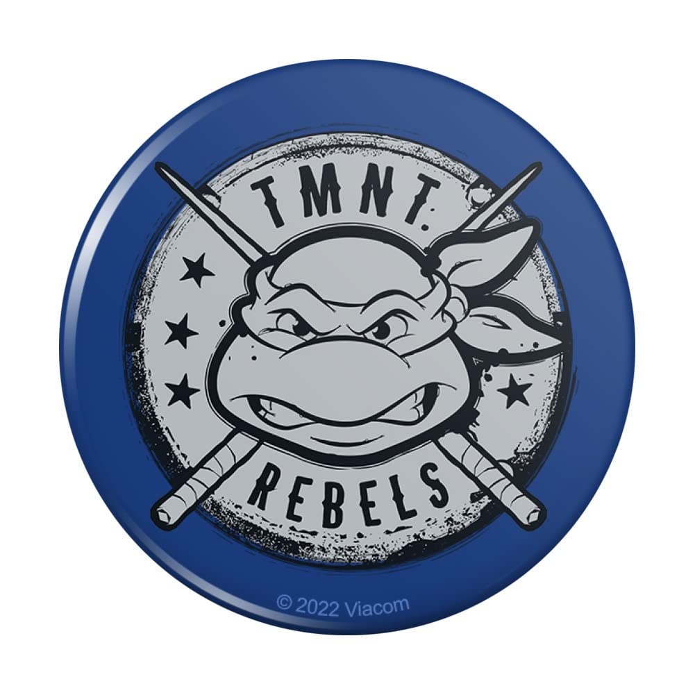 TMNT Rebels Badge - Strong Refrigerator Magnet for Kitchen, Locker & Office Decor - Perfect for Fans, Collectors & Teenage Mutant Ninja Turtles Merchandise Display