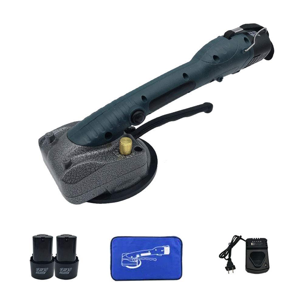 ATAAY Intelligent Tile Installation Machine - Rechargeable Ceramic Tile Vibrator with Vacuum Suction & 2 Batteries - Perfect for DIY Home Renovation and Professional Tile Flooring Projects