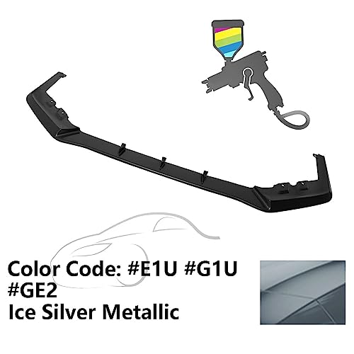 Painted #E1U, G1U, GE2 Ice Silver Metallic