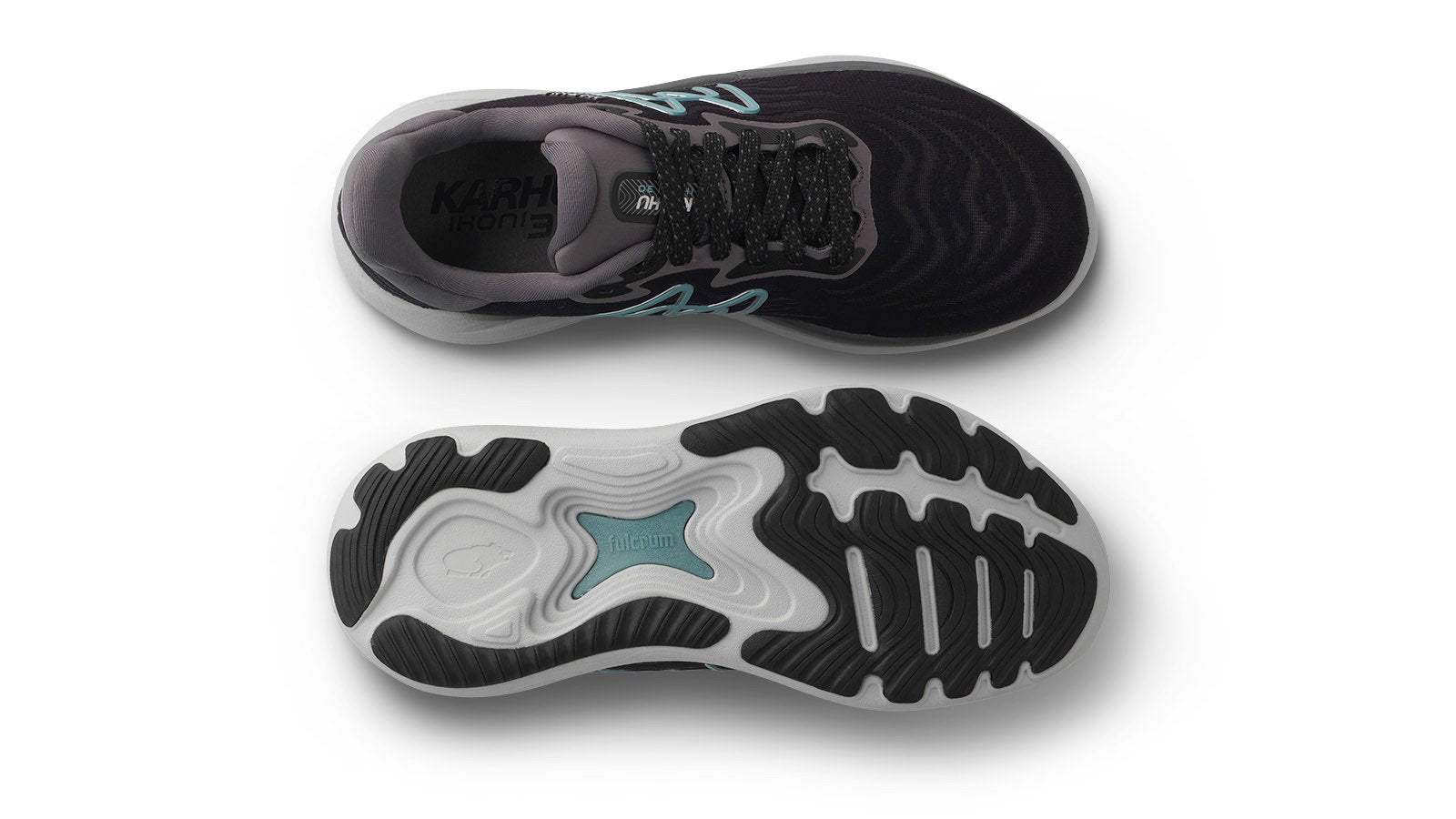 IKONI 3.0 HIVO Women's Running Shoes - Black/Stone Blue | Lightweight Athletic Sneakers for Jogging, Gym Workouts & Everyday Wear