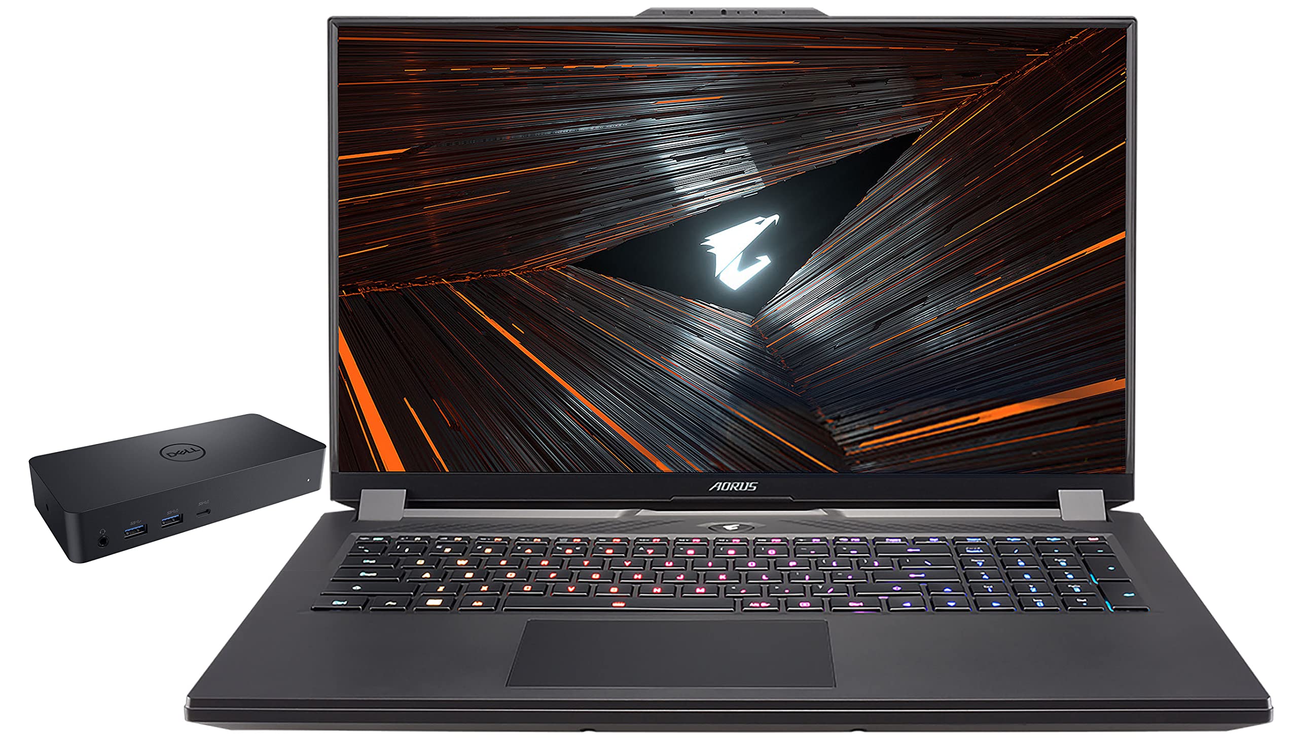 Gigabyte AORUS 17 XE4 Gaming Laptop - Intel i7-12700H 14-Core, 64GB RAM, 8TB SSD, RTX 3070 Ti, 17.3