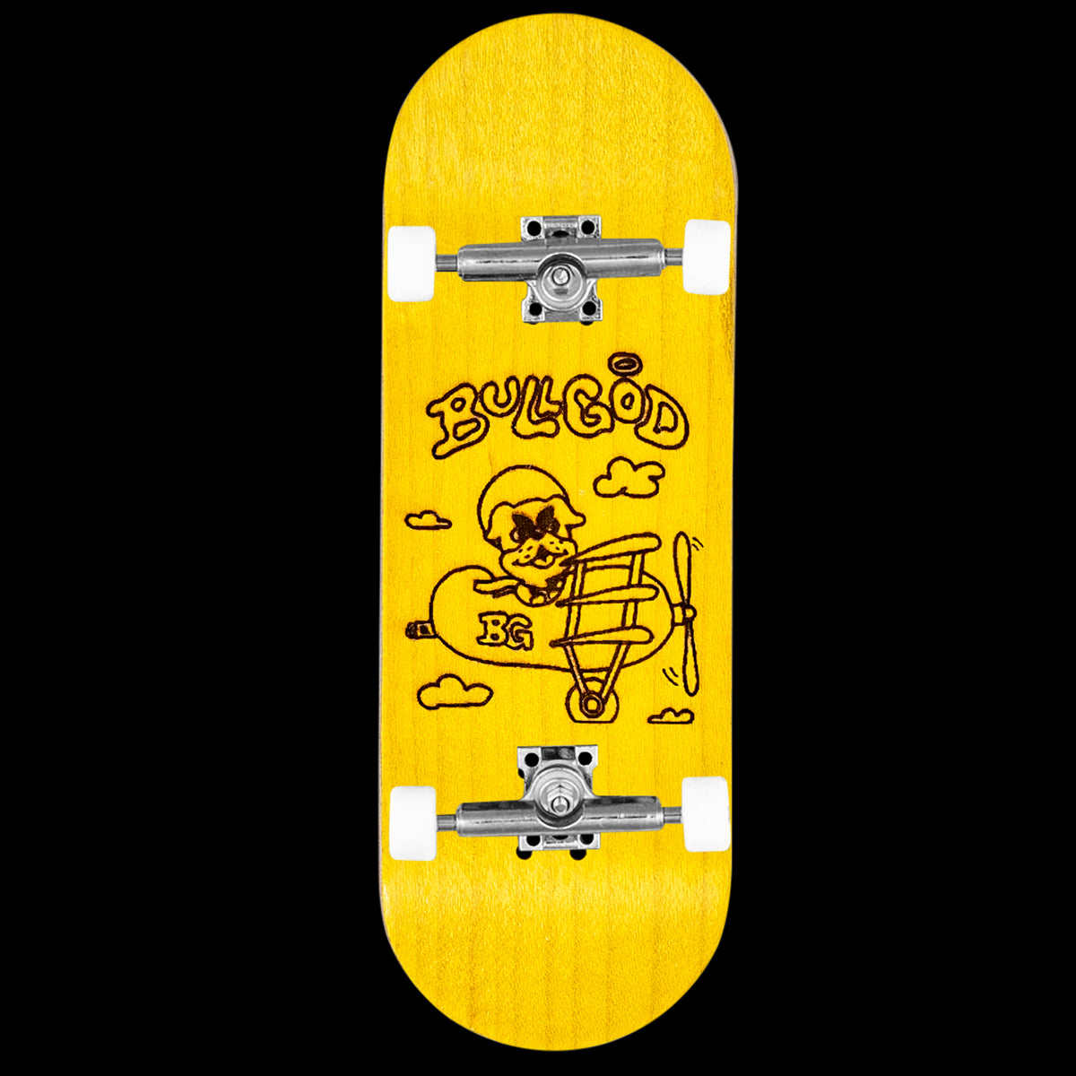 BullGod Pro Fingerboard Complete - Premium Mini Skateboard for Tricks & Stunts - Perfect for Beginners & Pros - Use at Home, Office, or School