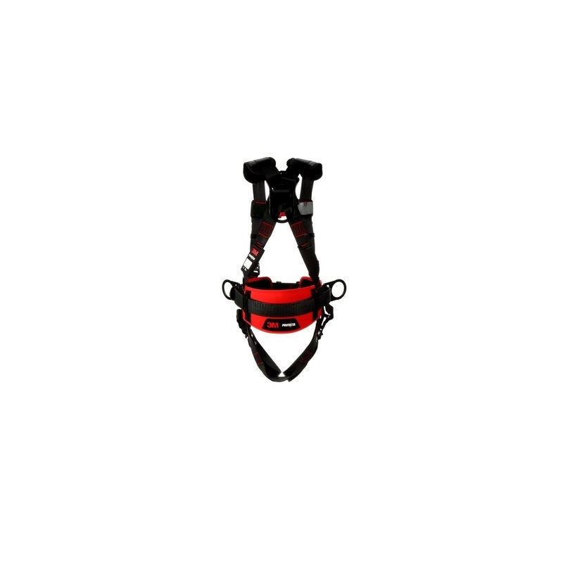 3M Protecta 1161310C Construction Safety Harness - OSHA Compliant Fall Protection Gear for Roofing, Climbing & Construction Work