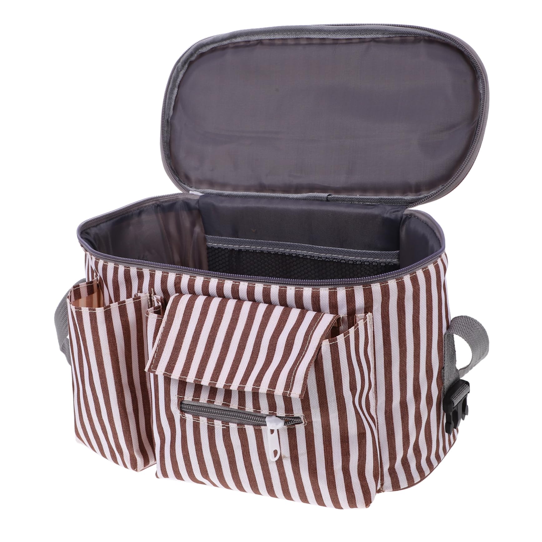 GLSTOY Universal Stroller Organizer Bag - Waterproof Pram Accessory with Multiple Pockets for Baby Bottles, Toys, Snacks & Essentials | Perfect for Diaper Bags, Shopping Trips & Outdoor Activities