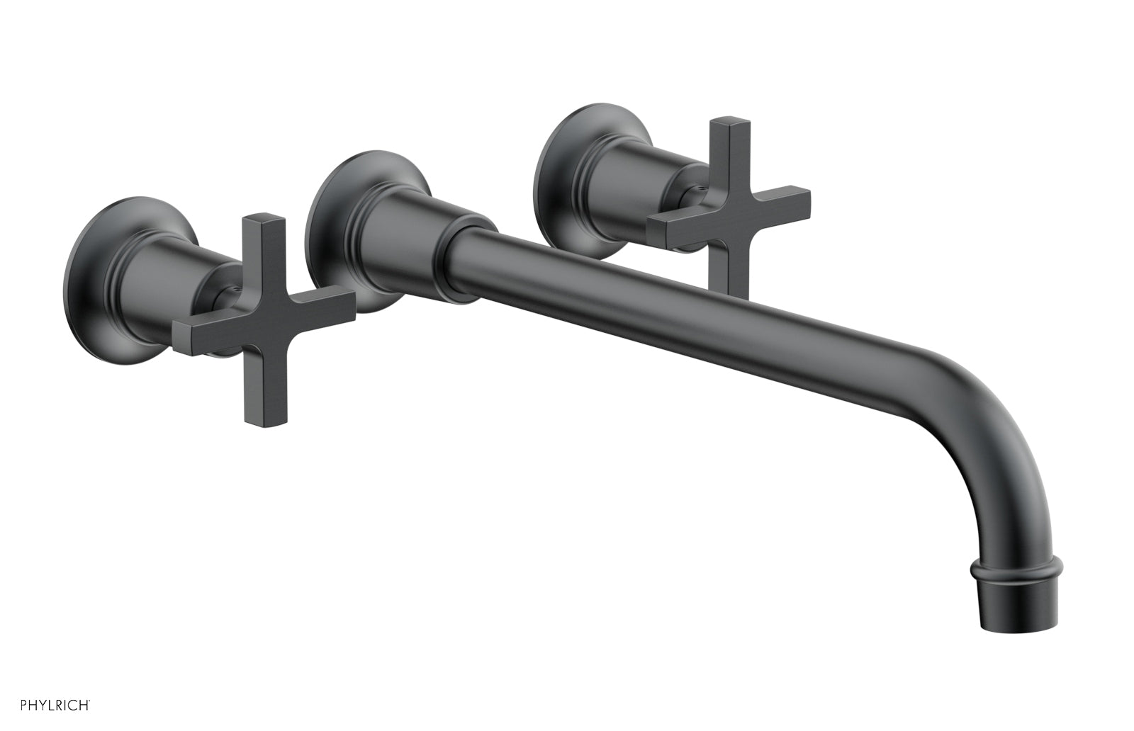 HEX MODERN Wall Mounted Lavatory Faucet Set with 12
