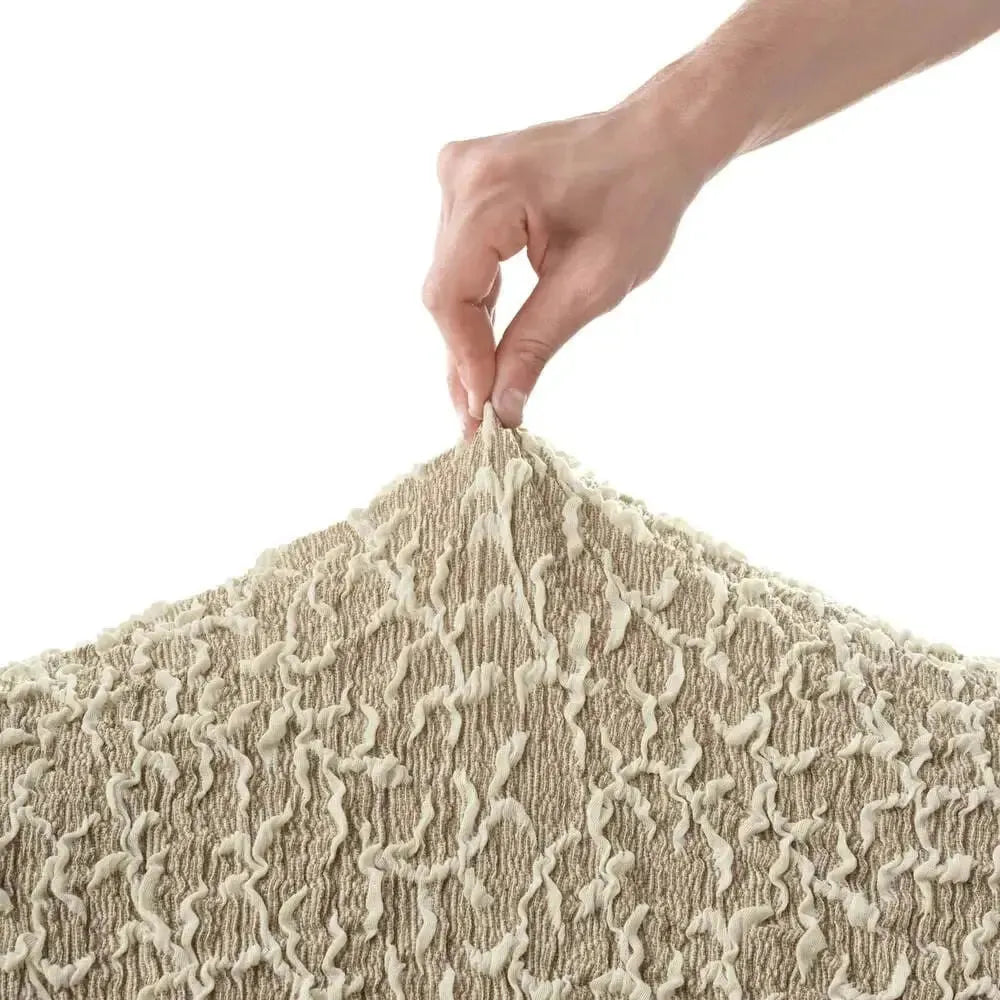 2 Seater Loveseat Slipcover - Jacquard 3D Collection for Sofa Protection | Perfect for Living Room, Bedroom & Home Decor