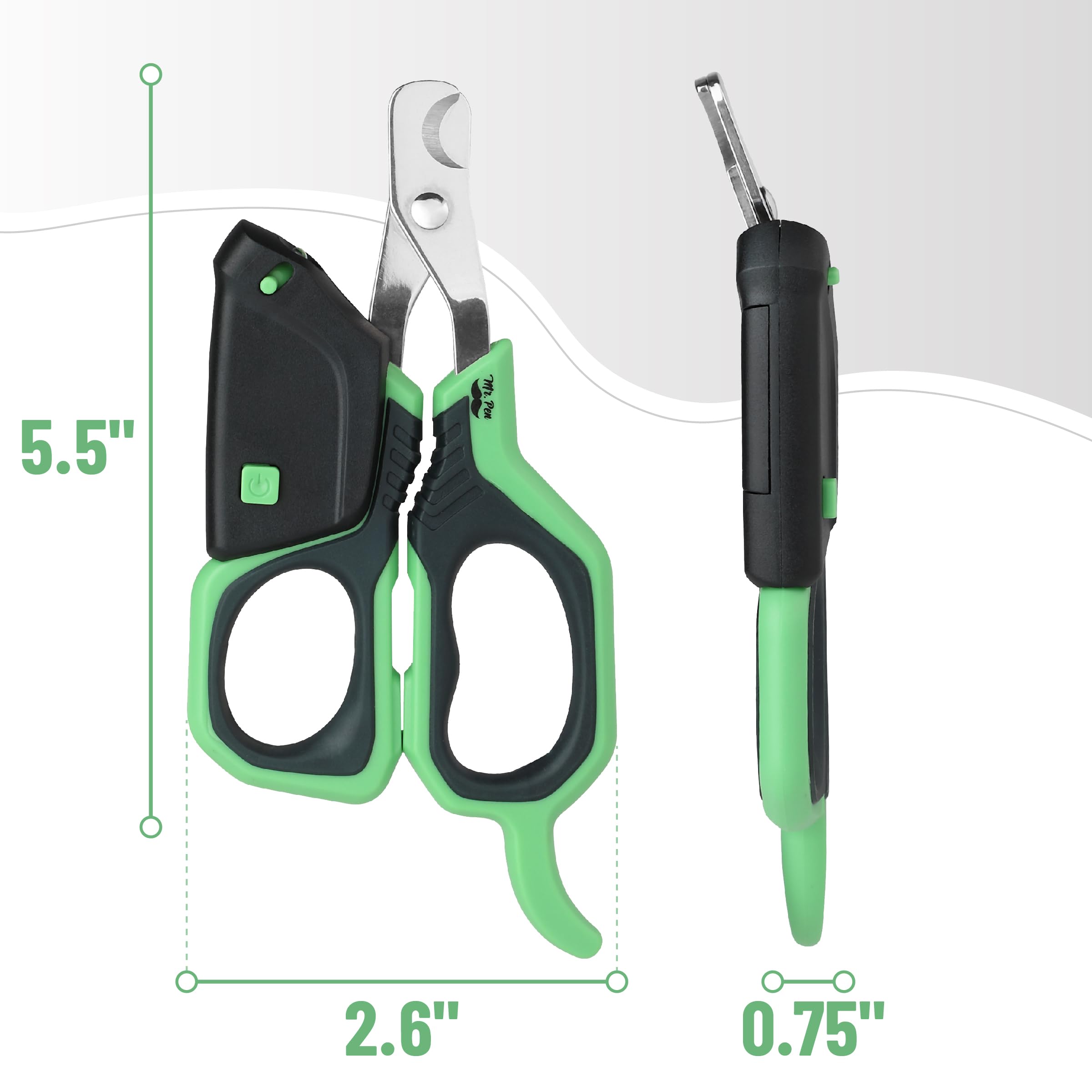 LED Cat Nail Clipper with Light - Pet Grooming Tool for Cats & Small Dogs