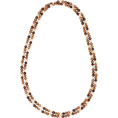 Freshwater Cultured Chocolate Pearl Necklace 72