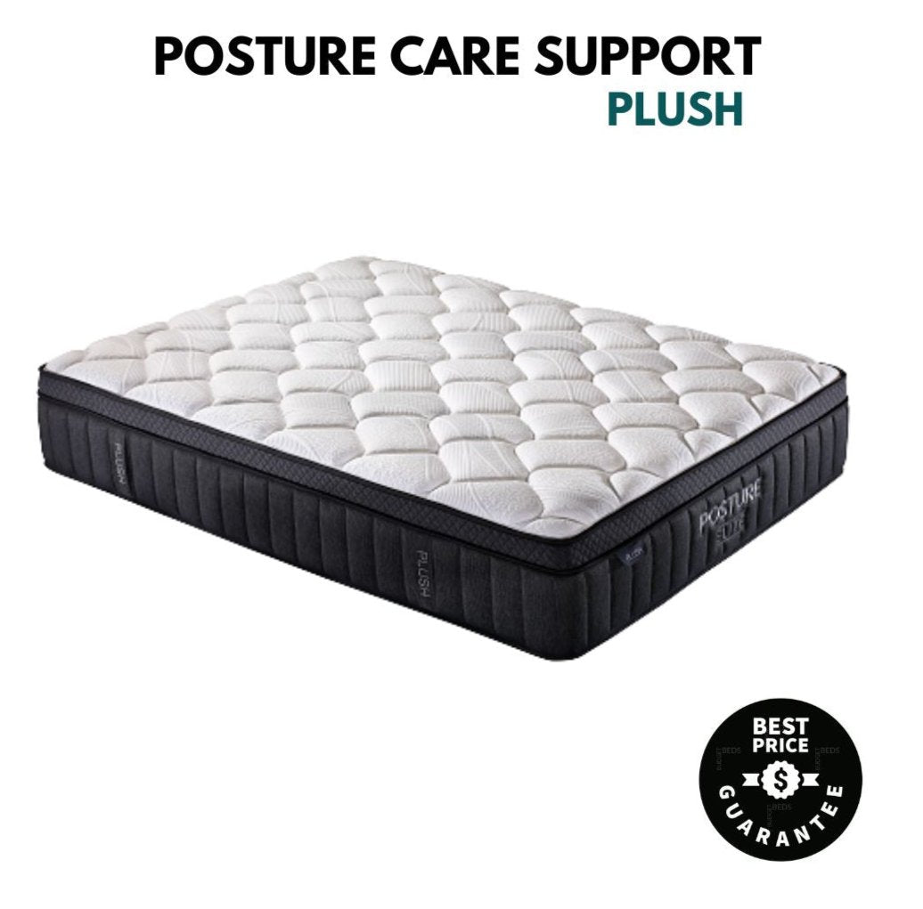 Posture Care Support Plush Mattress - Super King Size for Ultimate Comfort & Back Pain Relief | Perfect for Bedroom, Guest Room & Home Office Setup