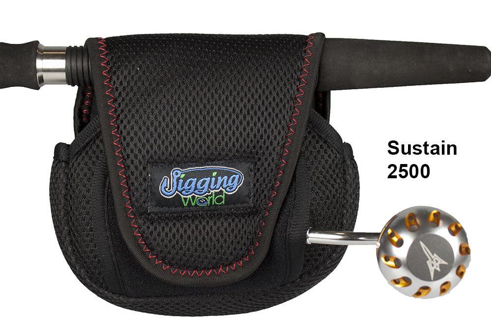 Jigging World Neoprene Spinning Reel Covers - Durable Fishing Reel Protection for Saltwater & Freshwater - Perfect for Boat, Surf, and Ice Fishing