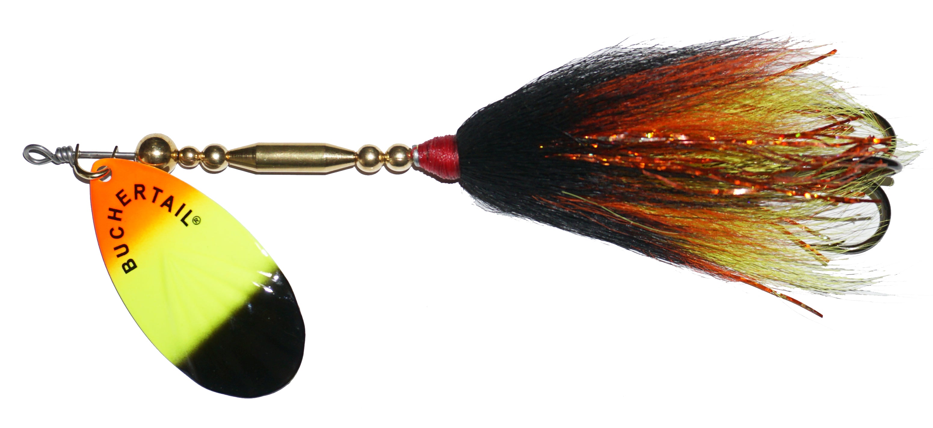 Buchertail Tin Buck Bucktail - Premium Fishing Lure for Bass, Trout & Walleye | Perfect for Freshwater & Saltwater Angling
