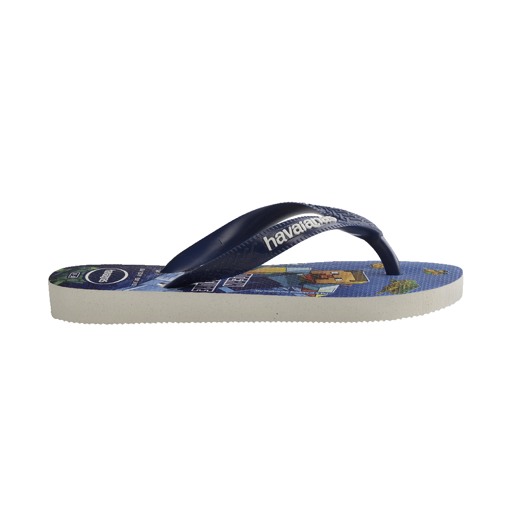Havaianas Kids Minecraft Flip Flops - Comfortable Sandals for Boys & Girls | Perfect for Beach, Pool & Summer Play
