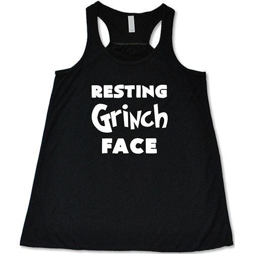 Resting Grinch Face Shirt - Funny Christmas Holiday T-Shirt for Men & Women - Perfect for Xmas Parties, Ugly Sweater Contests & Festive Gatherings