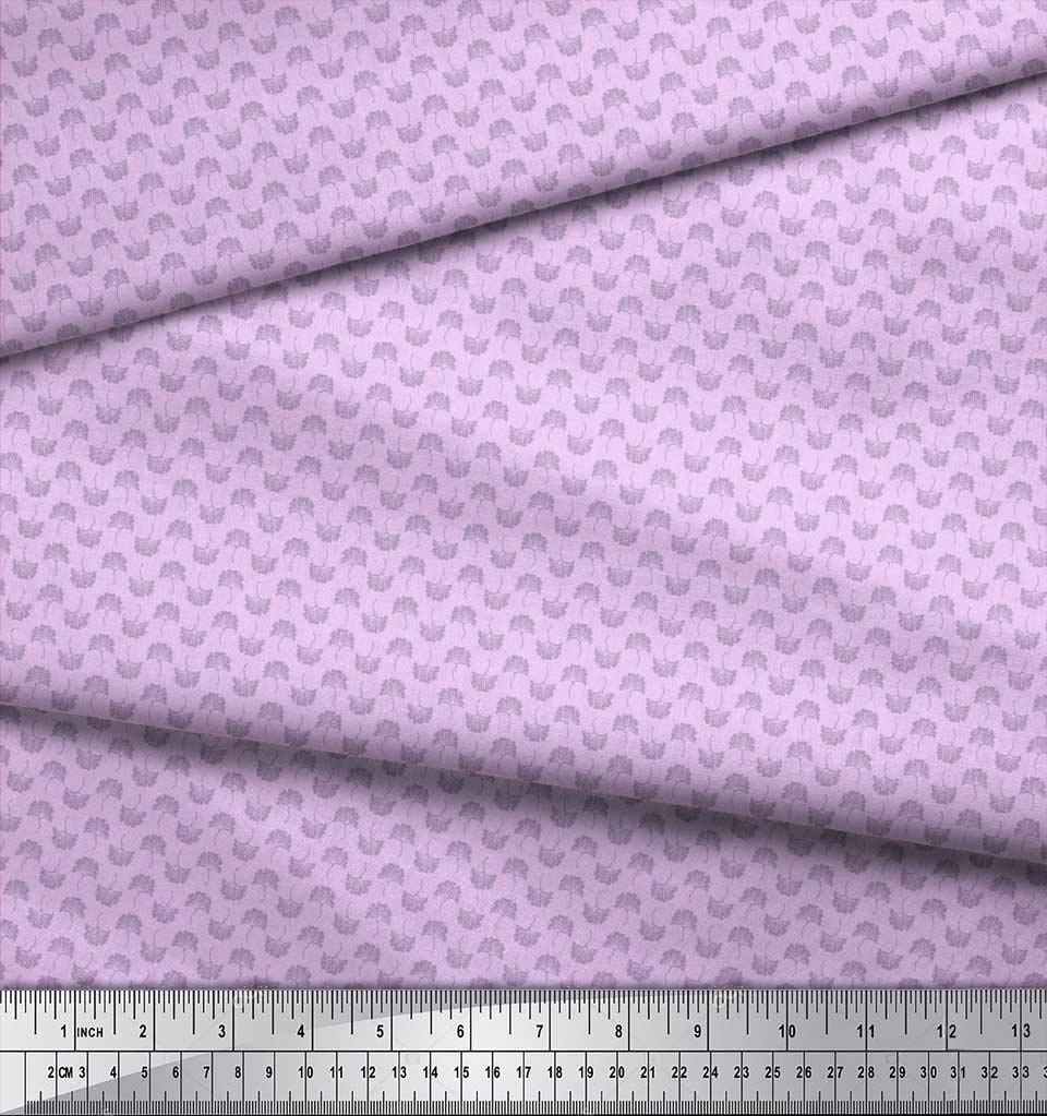 Soimoi Moss Georgette Brown Fabric by The Yard - 42 Inch Wide Floral Printed Fabric for Dresses, Blouses & DIY Crafts - Artistic Floral Shirting Material for Sewing & Fashion Design