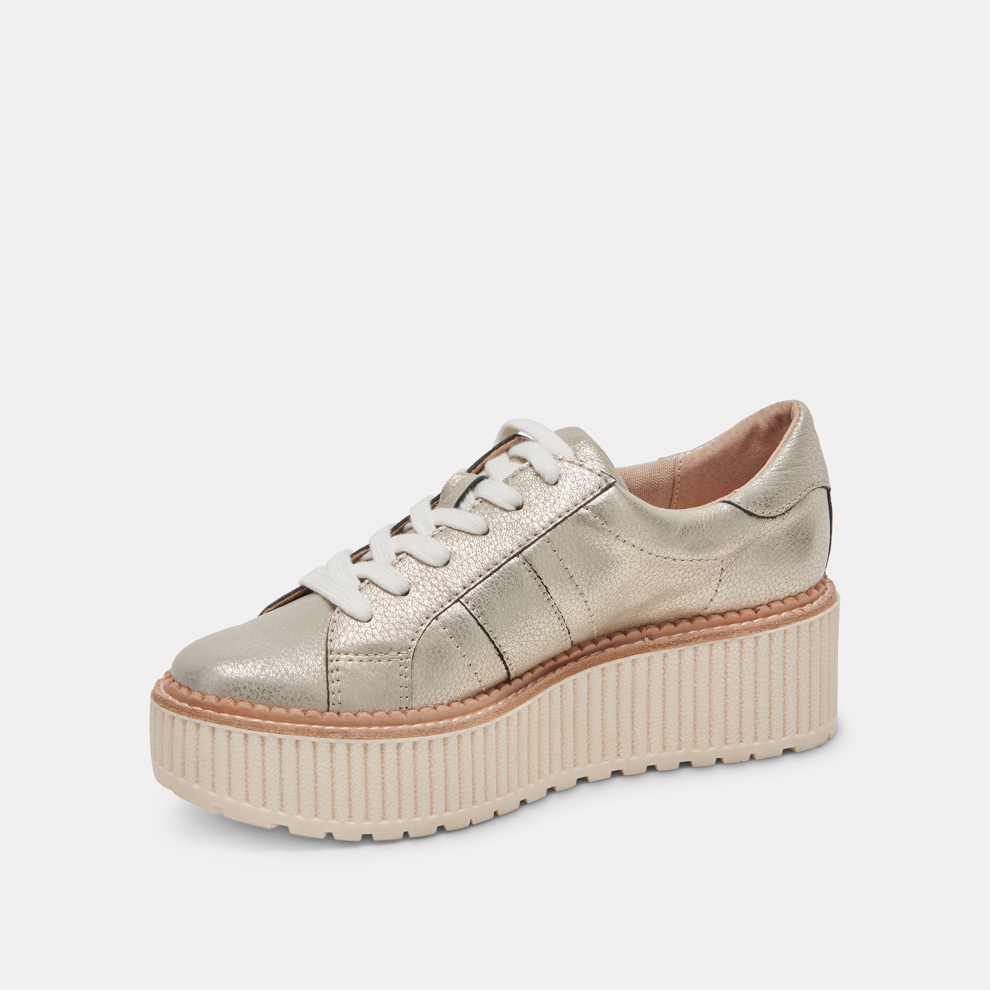 Premium TIGER SNEAKERS - Light Gold Genuine Leather Athletic Shoes for Men & Women | Perfect for Running, Gym Workouts & Casual Streetwear Fashion