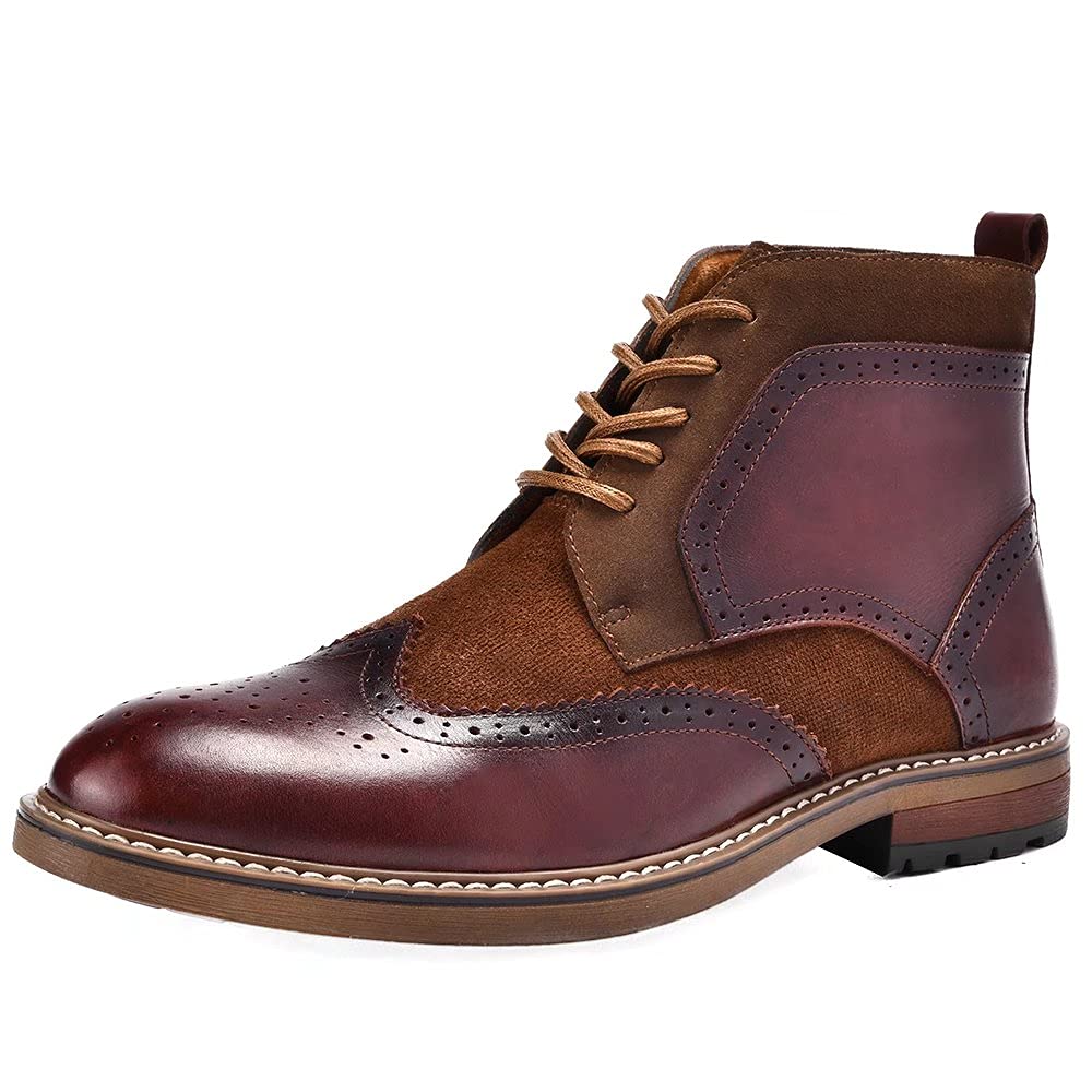 Arkbird Men's Chelsea Ankle Boots - Genuine Leather Oxford Dress Shoes for Casual & Formal Wear | Comfortable Slip-On Boots for Office, Dating & Outdoor Activities