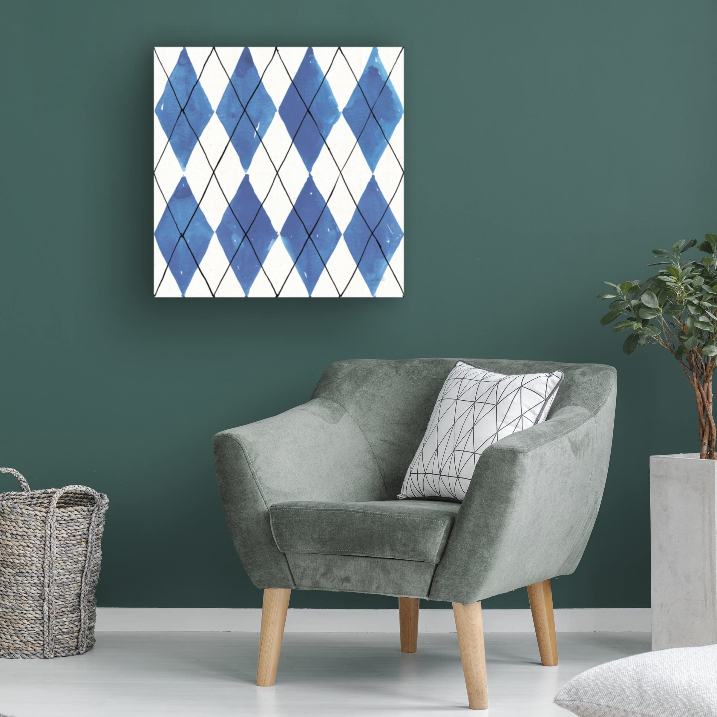 Anne Tavoletti 'Fruit Stand Pattern VB' Canvas Wall Art Print - Modern Home Decor for Living Room, Bedroom & Office - Vibrant Kitchen Fruit Painting