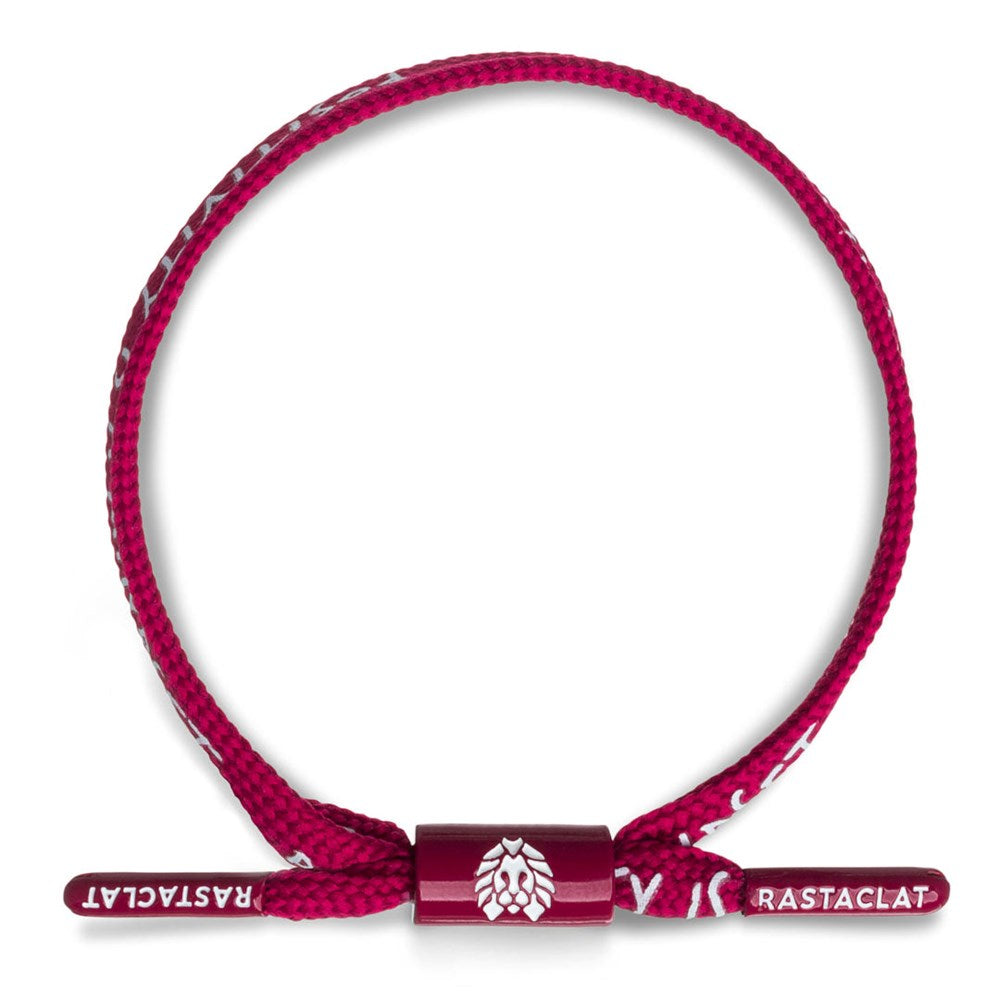 Rastaclat Mindset Red M/L Adjustable Wristband - Stylish & Motivational Bracelet for Men & Women - Perfect for Fitness, Yoga & Daily Wear