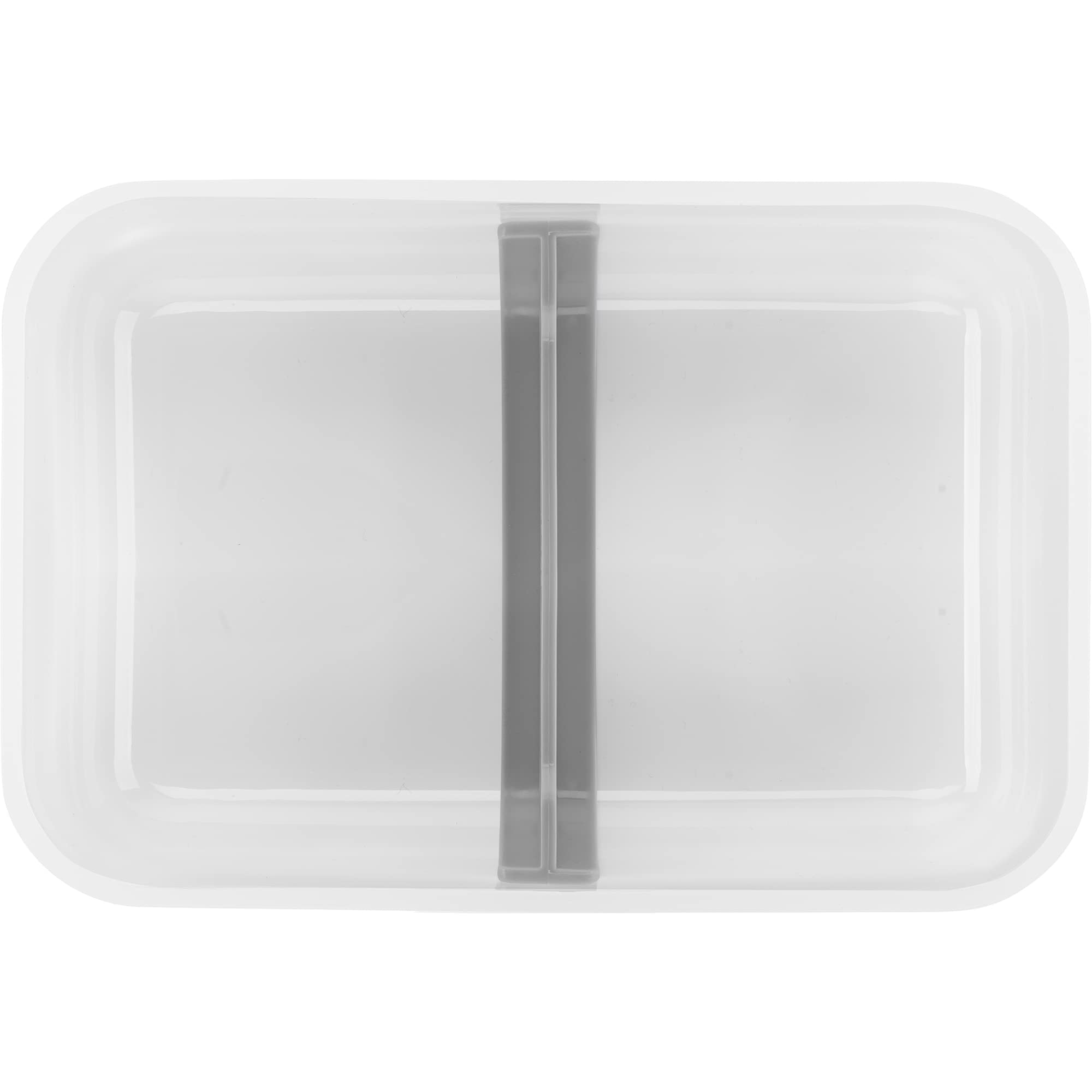 ZWILLING Fresh & Save Flat Lunch Box Large - Airtight BPA-Free Food Storage Container for Meal Prep, Office Lunch & Picnics - Semi-Transparent Leak-Proof Design