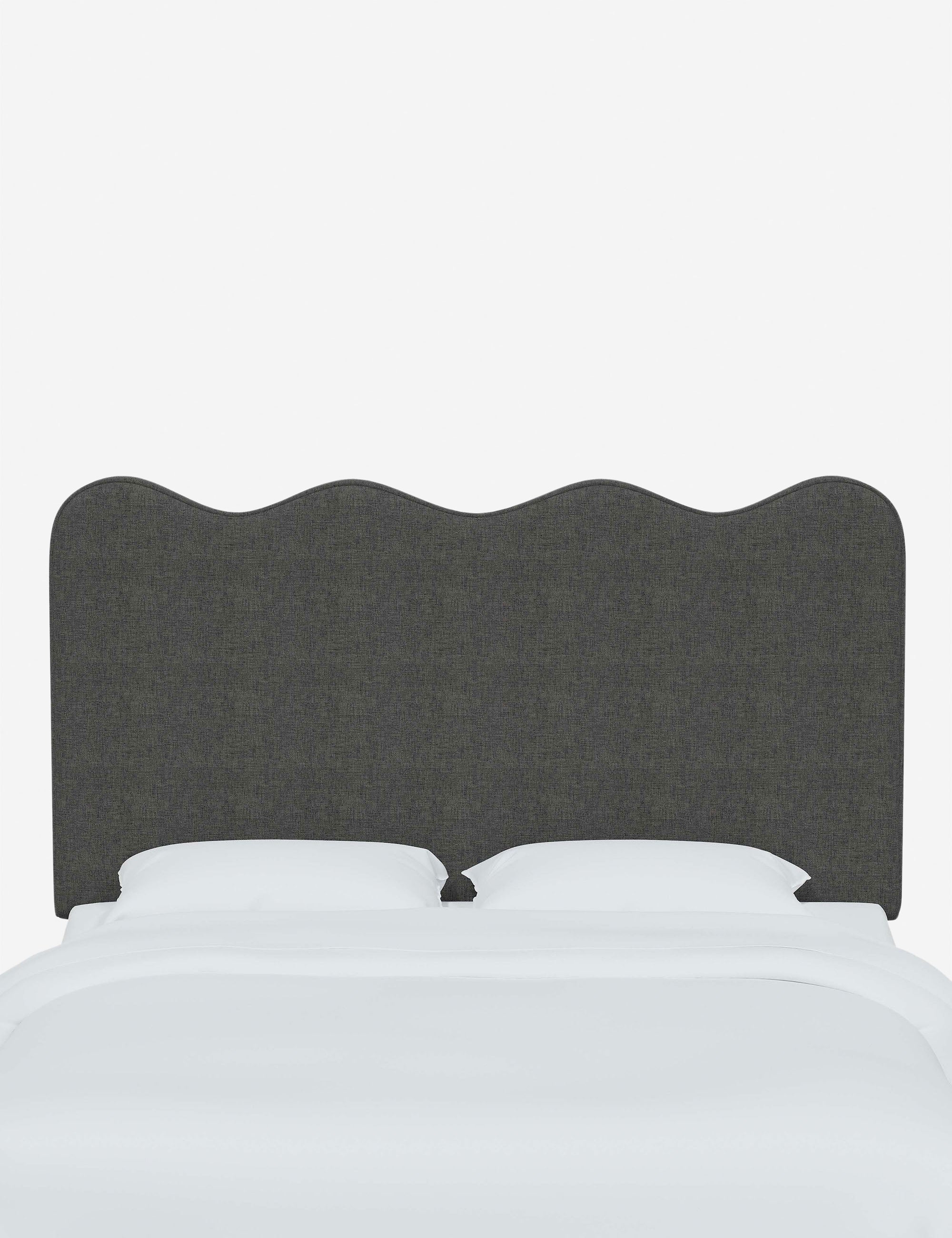 Stylish Clementine Upholstered Headboard - Queen Size Bed Frame with Nailhead Trim - Perfect for Master Bedroom & Guest Room Decor