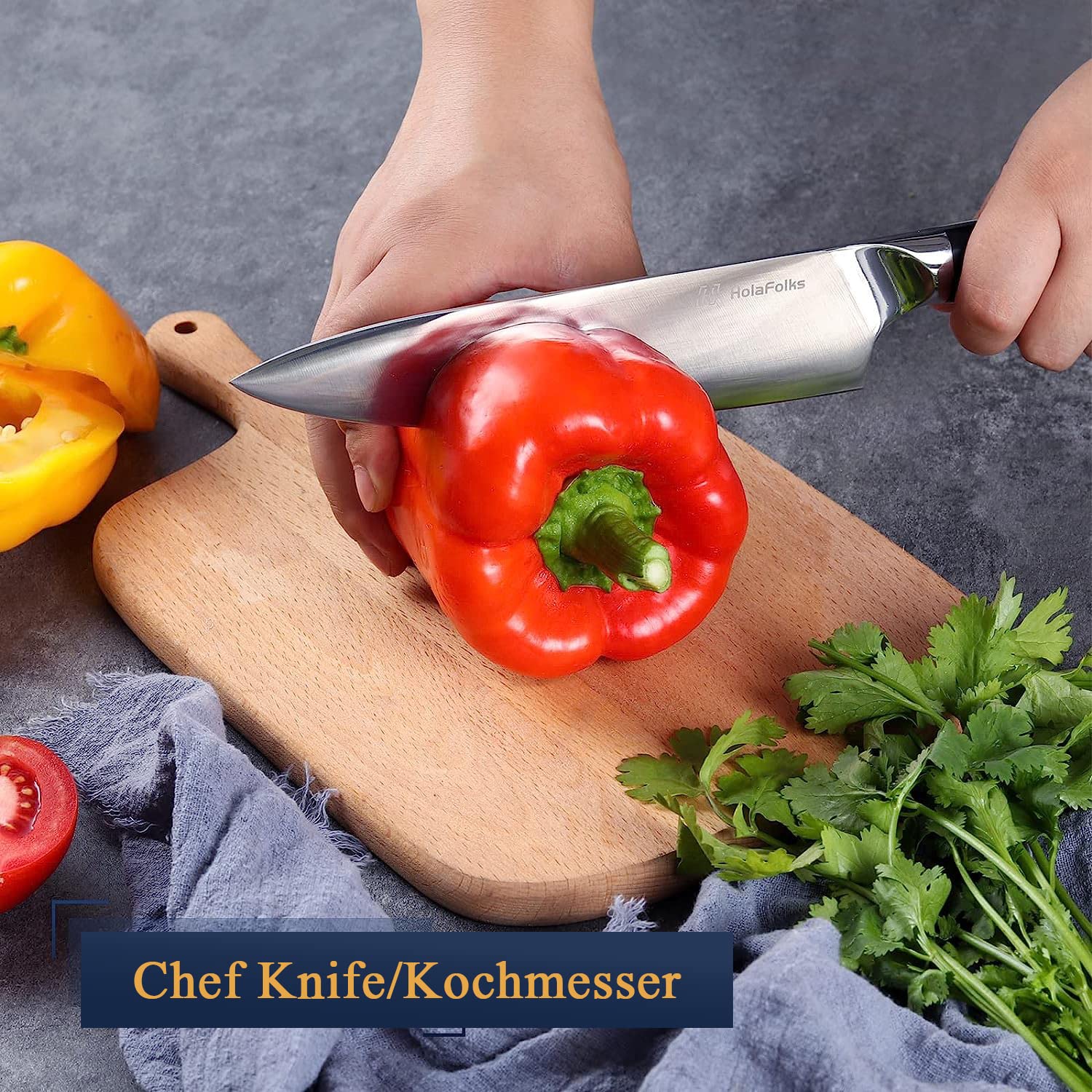 Premium Japanese Chef Knife Set - 8