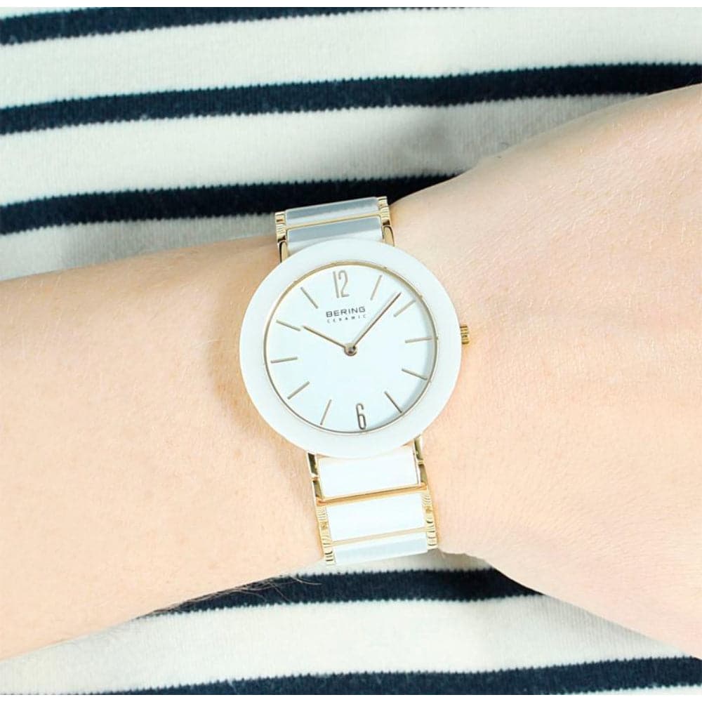 BERING 11435-759 White Ceramic Women's Watch - Elegant & Durable Timepiece for Everyday Wear, Office, and Special Occasions