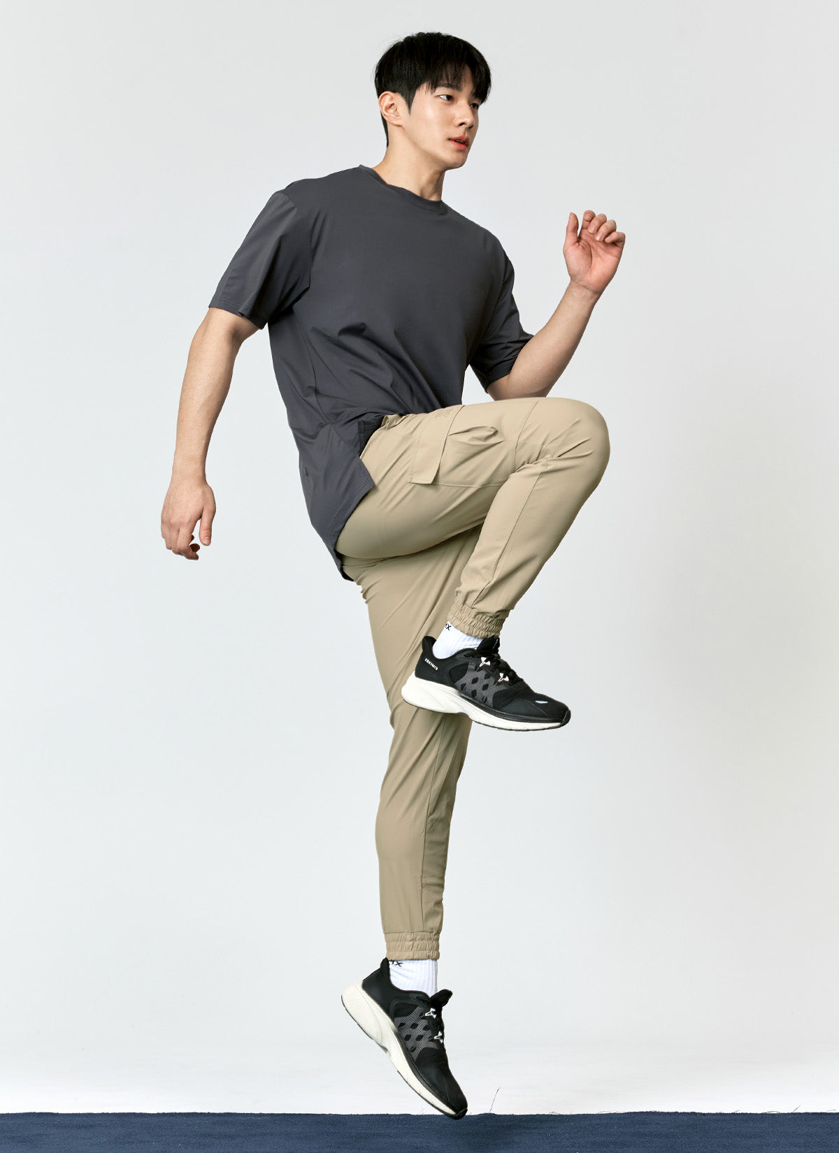 Comfortable Cargo Joggers for Men - Stretchable Workout Pants with Pockets | Perfect for Running, Gym, Travel & Casual Wear