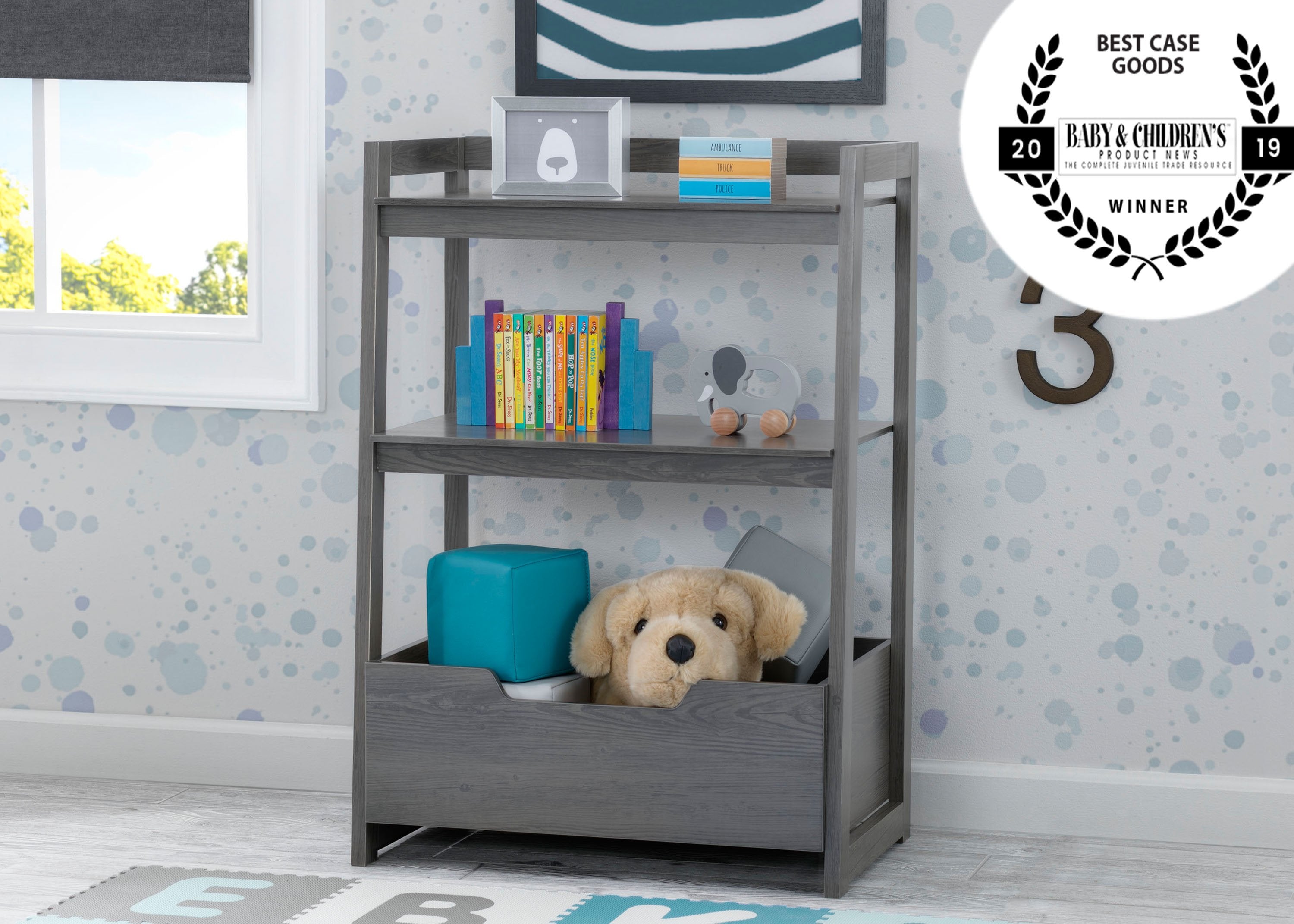 Small Ladder Shelf - 3-Tier Wooden Storage Shelf for Home Decor, Bathroom & Bedroom Organization - Perfect for Books, Plants & Decorative Items