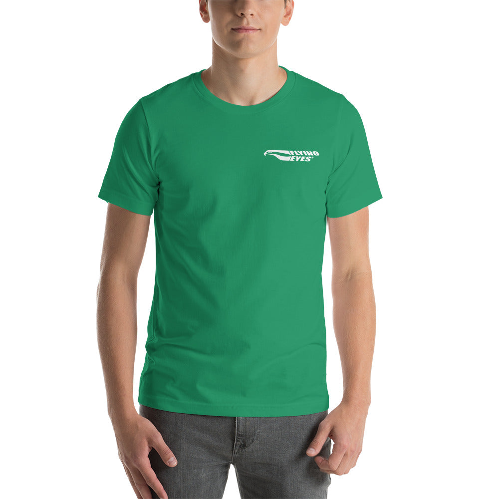 Flying Eyes Unisex Graphic T-Shirt - Focus on What Matters Design - Casual Streetwear for Men & Women - Perfect for Everyday Wear, Gym, and Outings