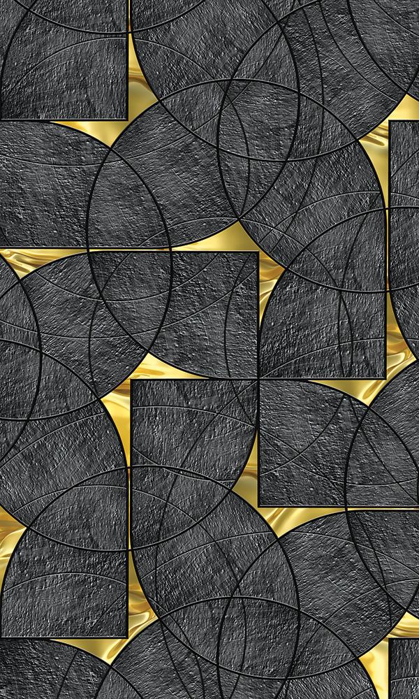 Geometric Texture Digital Mural Wallpaper M9594 Sample - Modern Peel and Stick Wall Decal for Living Room, Bedroom & Office Decor