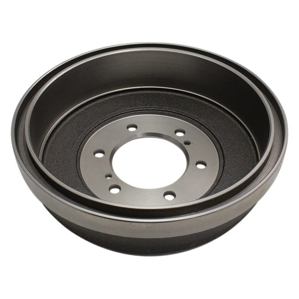TRQ Rear Brake Drum Pair Set - Compatible with 1991-2004 Nissan D21 Hardbody, Frontier, Pathfinder, Pickup & Infiniti QX4, Xterra - Durable Replacement for Smooth Braking Performance - Perfect for Off-Roading, Daily Commuting & Heavy-Duty Use