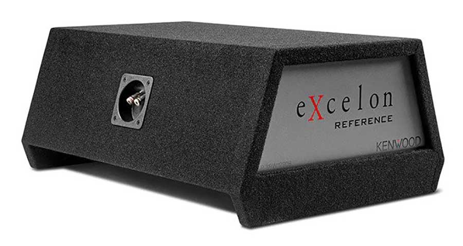 Kenwood Excelon P-XRW122DB 12-Inch 1200W Oversized Car Subwoofer with Sealed Down-Firing Enclosure - Premium Bass for Trucks, SUVs & Car Audio Systems