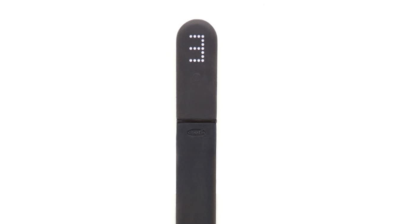 Chef'n Switchit French Press Coffee Stirrer with Built-in Timer - Anthracite (110-981-001) - Perfect for Home Brewing & Coffee Enthusiasts