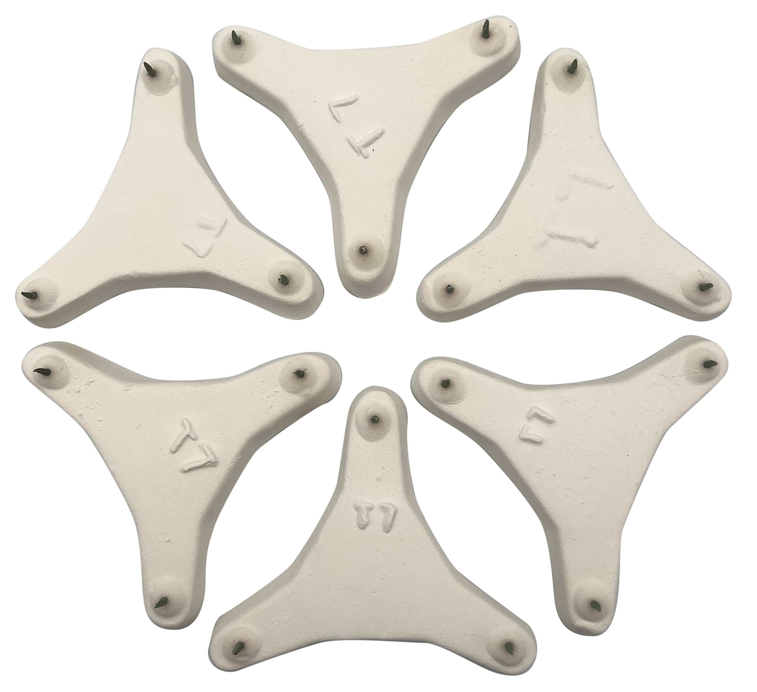 Ceramic Tripod 3-Point Kiln Stilt - 2-5/8