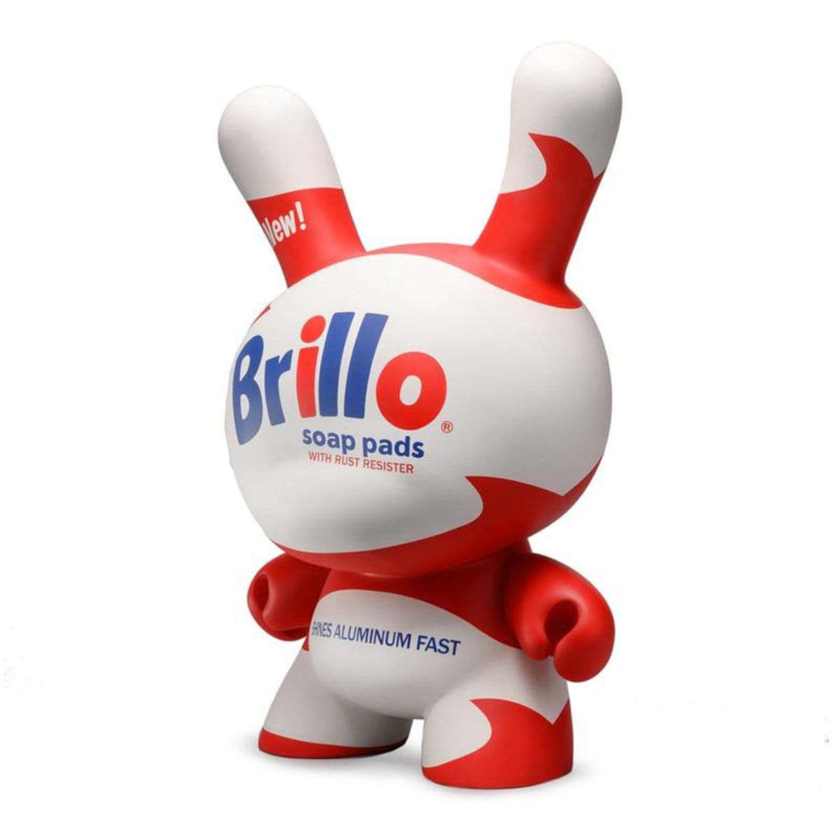 Kidrobot Andy Warhol Brillo Dunny 20 Fiberglass Art Sculpture - Pop Art Collectible for Home Decor & Office Display
