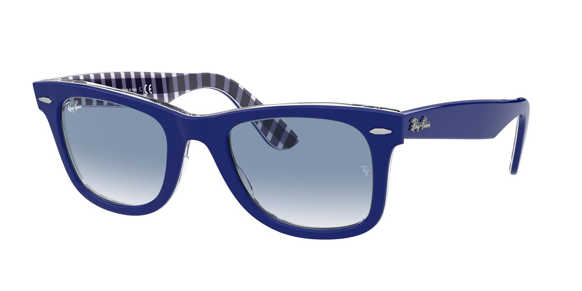 Ray-Ban RB2140F Original Wayfarer Low Bridge Fit Square Sunglasses for Men & Women - Classic UV Protection Shades for Driving, Beach & Outdoor Activities