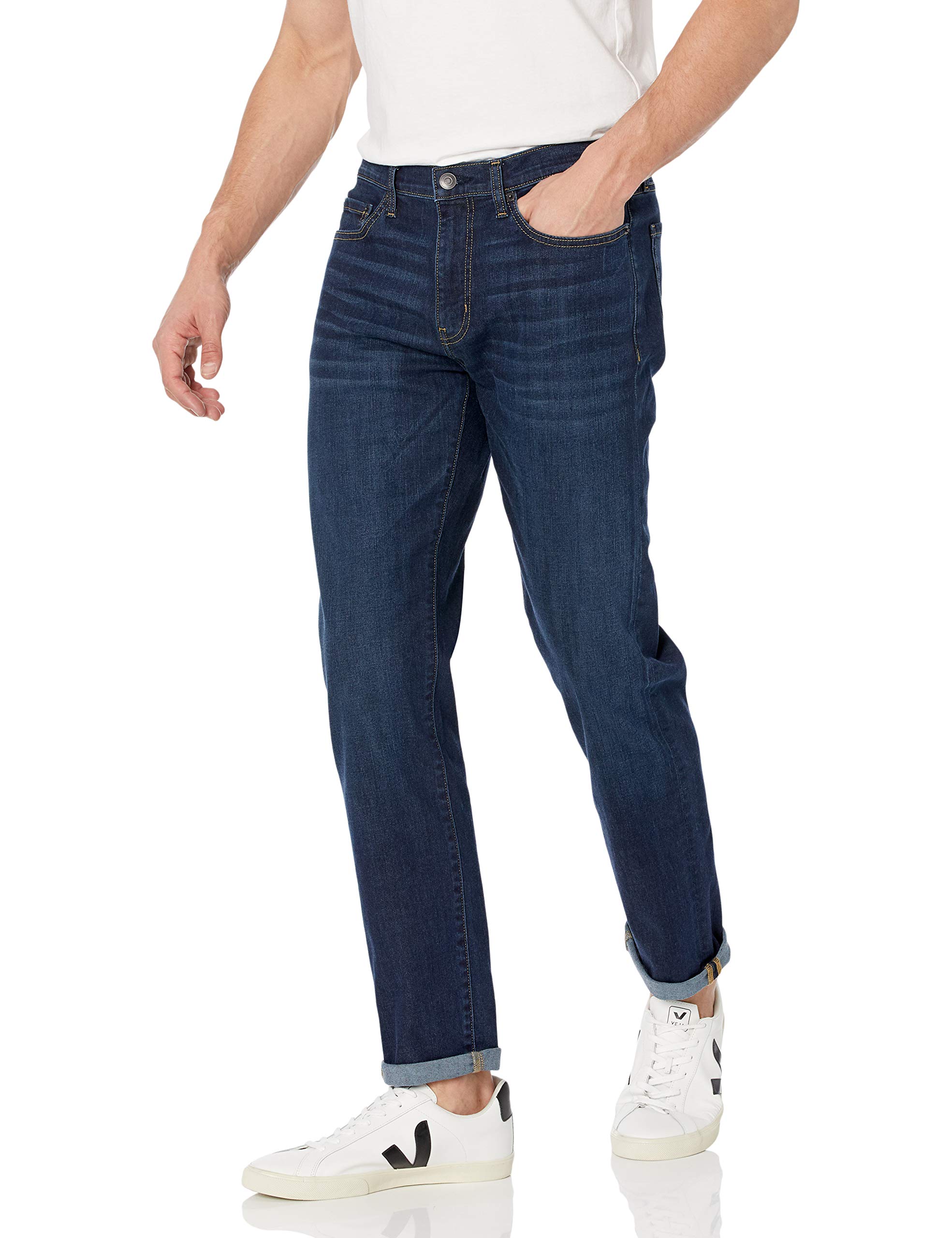 Amazon Essentials Men's Slim-Fit High Stretch Jean Pants - Comfortable Stretchy Denim for Work & Casual Wear | Office, Travel, Everyday Use