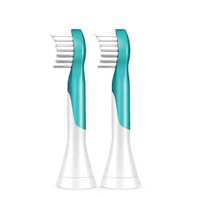 HX6032 Compact Sonic Toothbrush Heads Replacement - Soft Bristles for Gentle Cleaning, Compatible with Major Brands - Perfect for Travel & Daily Oral Care