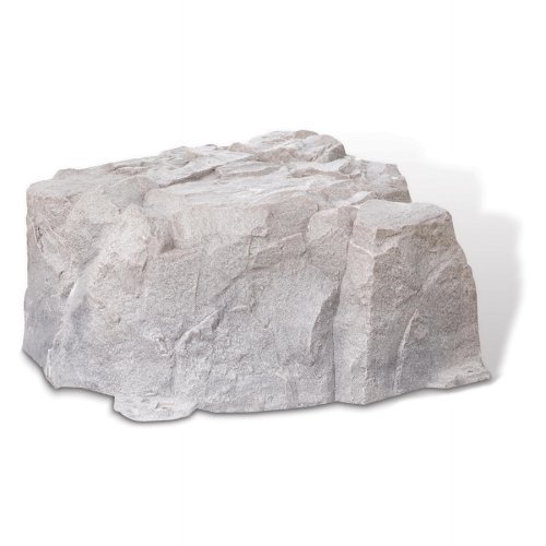 **Artificial Rock Fieldstone-Gray Landscape Cover – Durable Septic Tank Lid Concealer for Up to 14in Height – Perfect for Yard, Garden, and Outdoor Decor**
