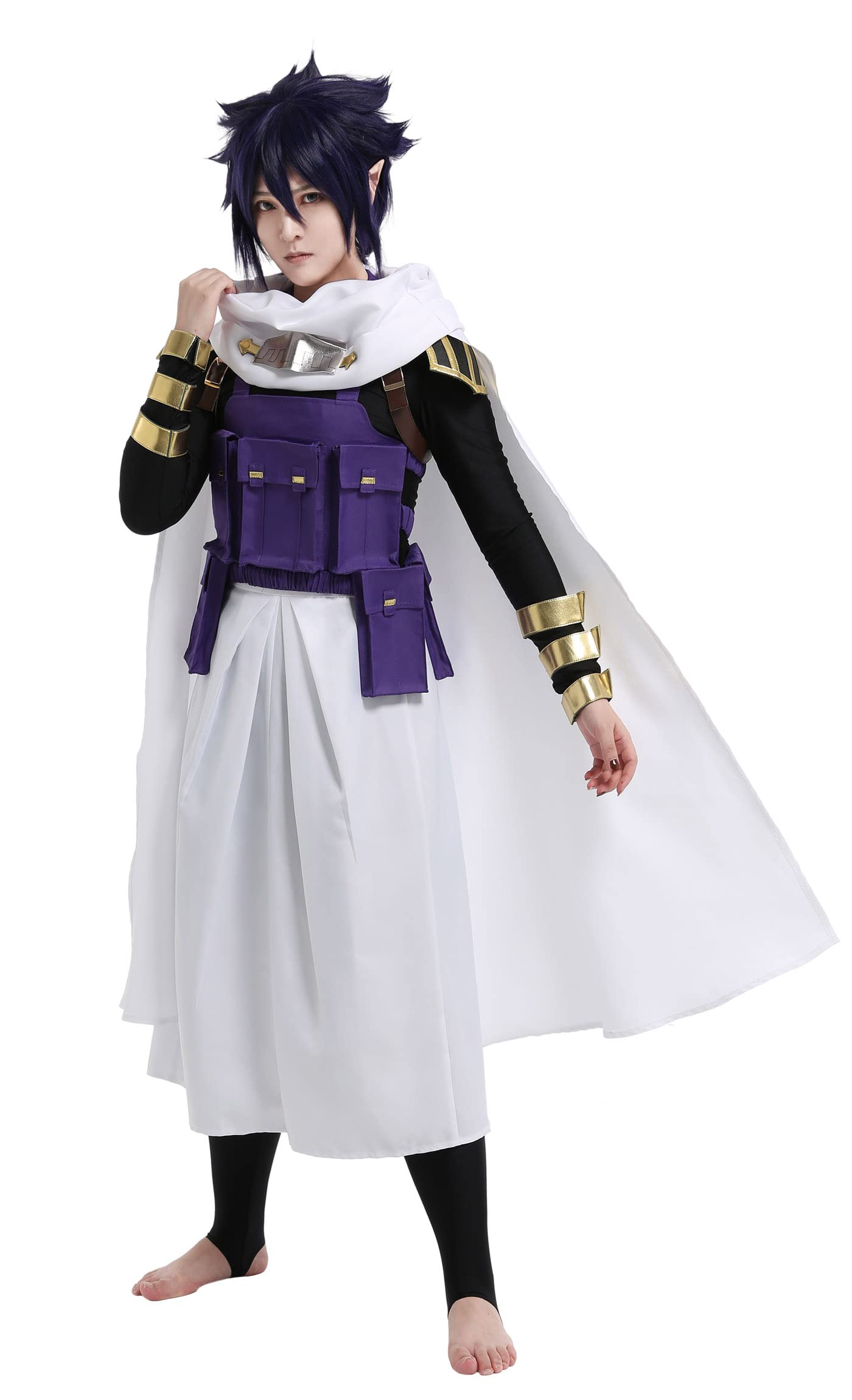 Miccostumes Unisex Anime Cosplay Costume Full Set with Waist Belt - Perfect for Halloween, Comic Con & Cosplay Events