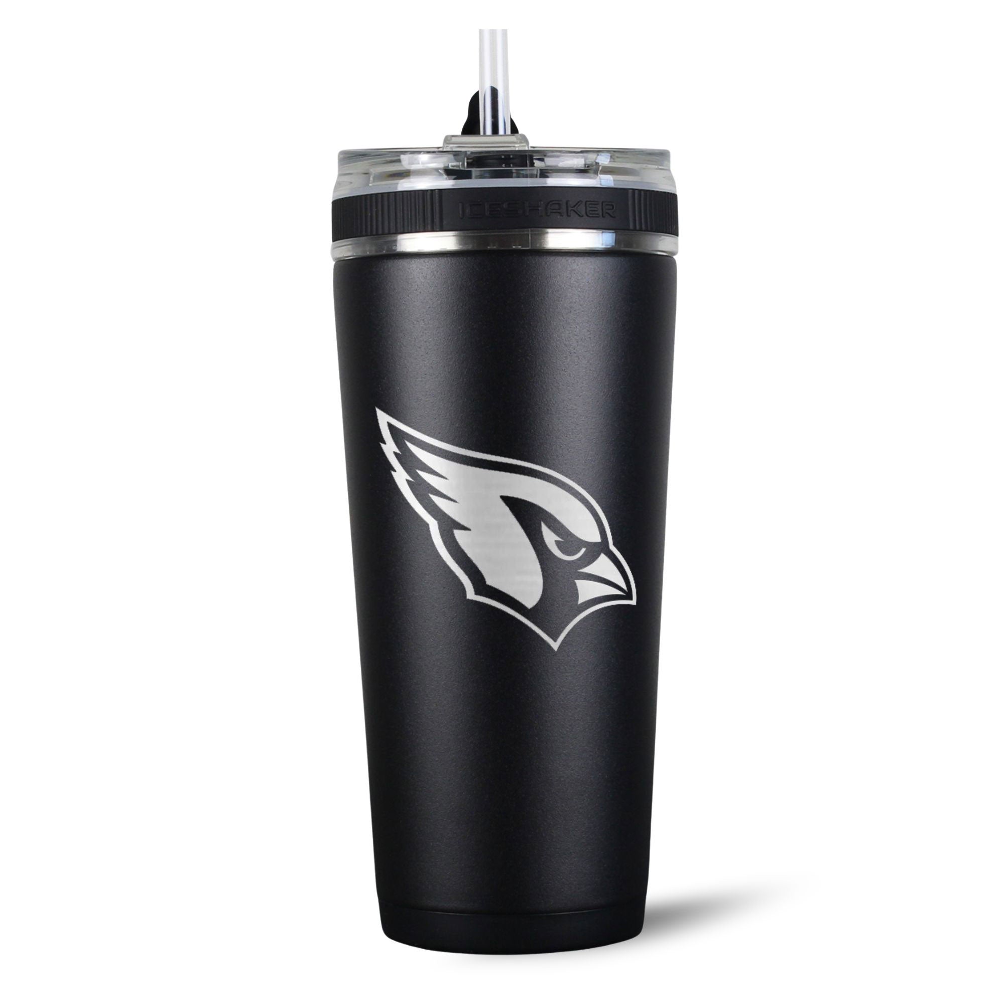 Officially Licensed Arizona Cardinals 26oz Insulated Water Bottle - Black | Leakproof & Durable Stainless Steel Sports Bottle for Football Fans, Gym, Workouts & Outdoor Activities