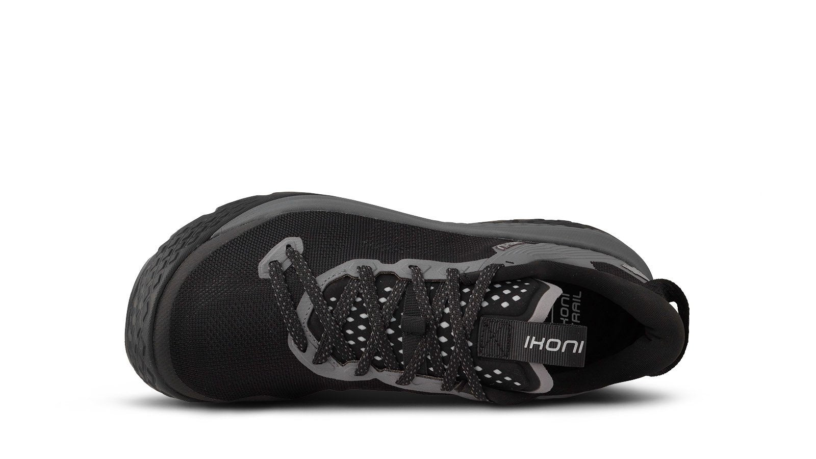 Men's IKONI Trail Running Shoes - Black / Black | Lightweight & Durable for Hiking, Jogging & Outdoor Adventures