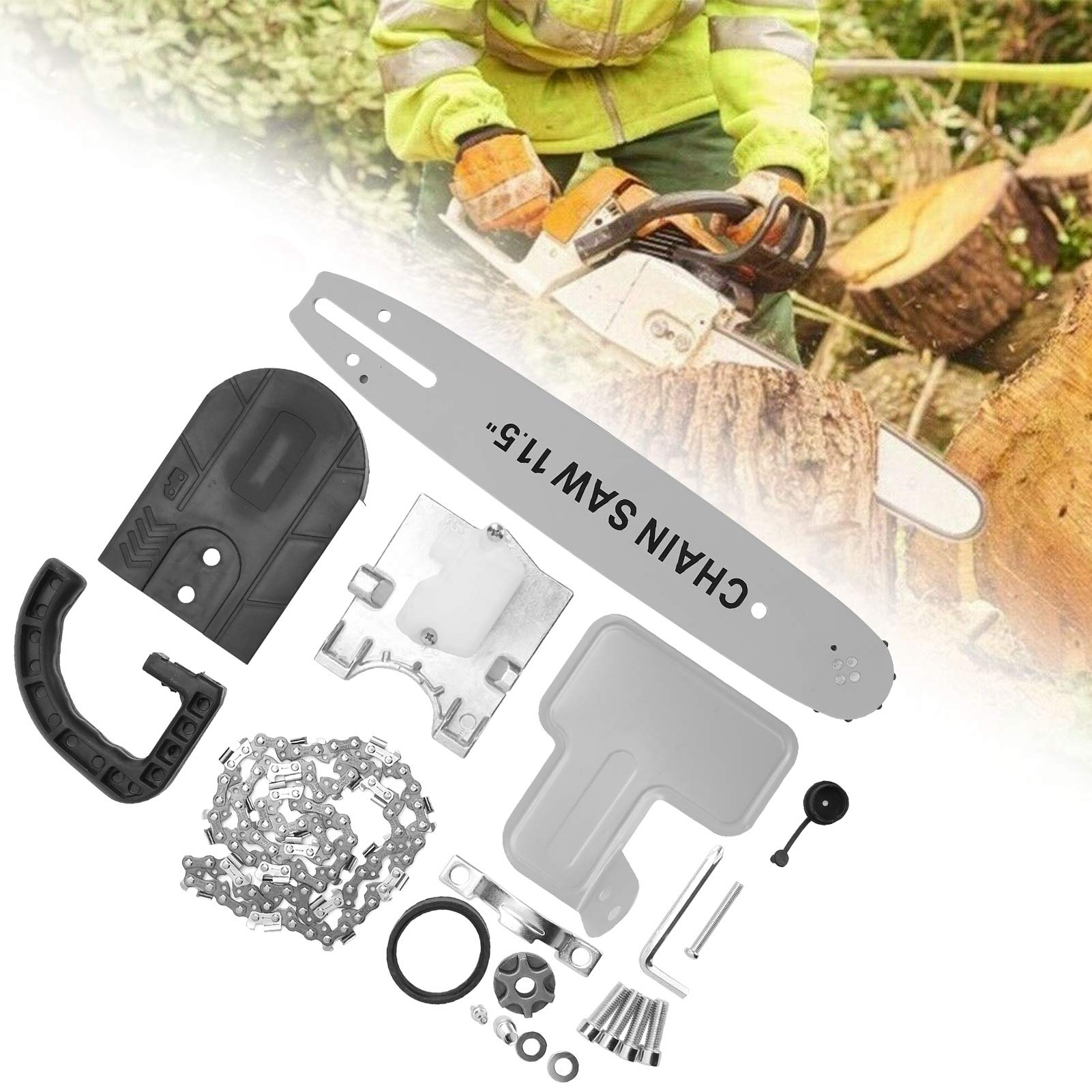 Electric Chain Saw Converter Kit - DIY Woodworking Chainsaw Bracket for Branch Cutting & Forest Maintenance | Perfect for Lumberjacks, Carpenters & Outdoor Enthusiasts
