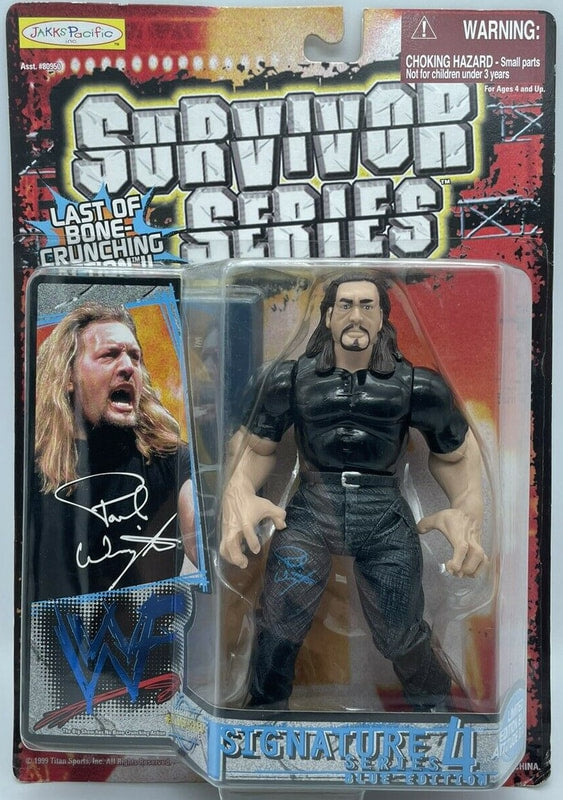 1999 WWF Jakks Pacific Signature Series 4 Blue Edition The Big Show Wrestling Action Figure - Collectible WWE Toy with Blue Signature - Perfect for Wrestling Fans & Collectors Display
