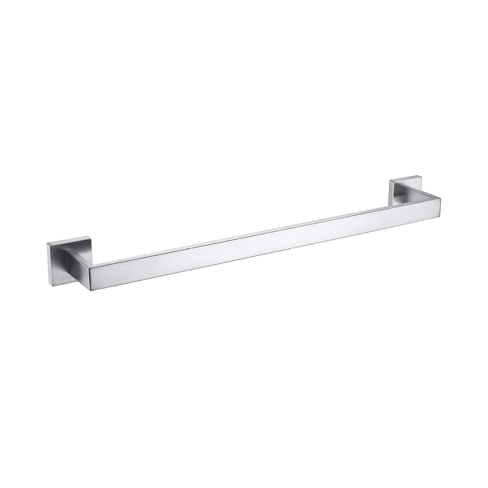 TASTOS 23.6 Inch Black Stainless Steel Towel Bar - Heavy Duty SUS 304 Brushed Nickel Towel Rack for Bathroom & Kitchen - Wall Mounted with Screws - Perfect for Hand Towels, Dish Towels & Bath Towels