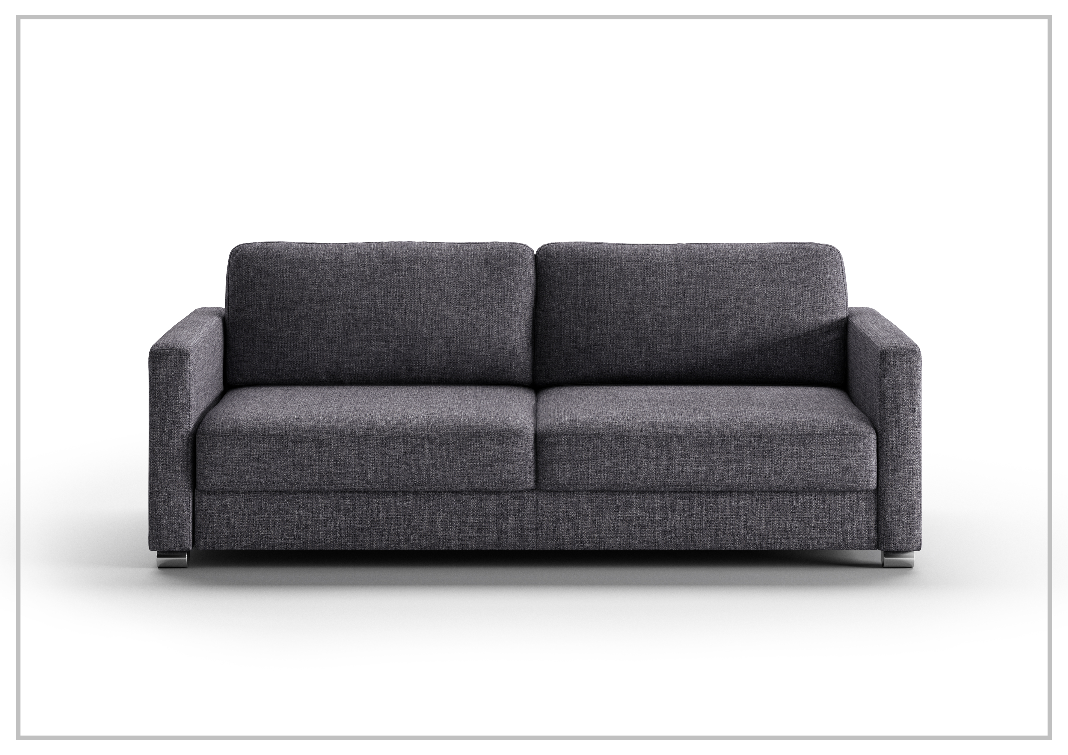 Luonto Emery Full XL Fabric Sleeper Sofa with Easy Deluxe Function - Convertible Sofa Bed for Small Spaces, Guest Room & Apartment Living - Comfortable Modern Furniture for Home & Office Use