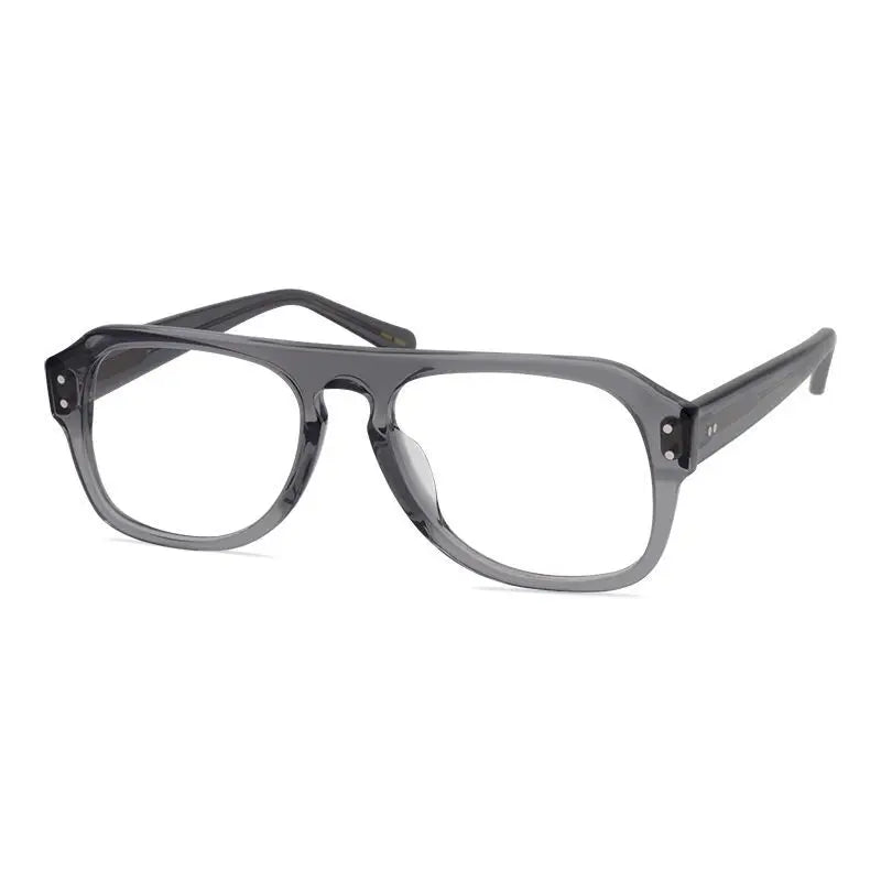 Aimee 9539 Men's Full Rim Square Browline Acetate Eyeglasses - Stylish & Durable Frames for Work, Reading & Everyday Wear