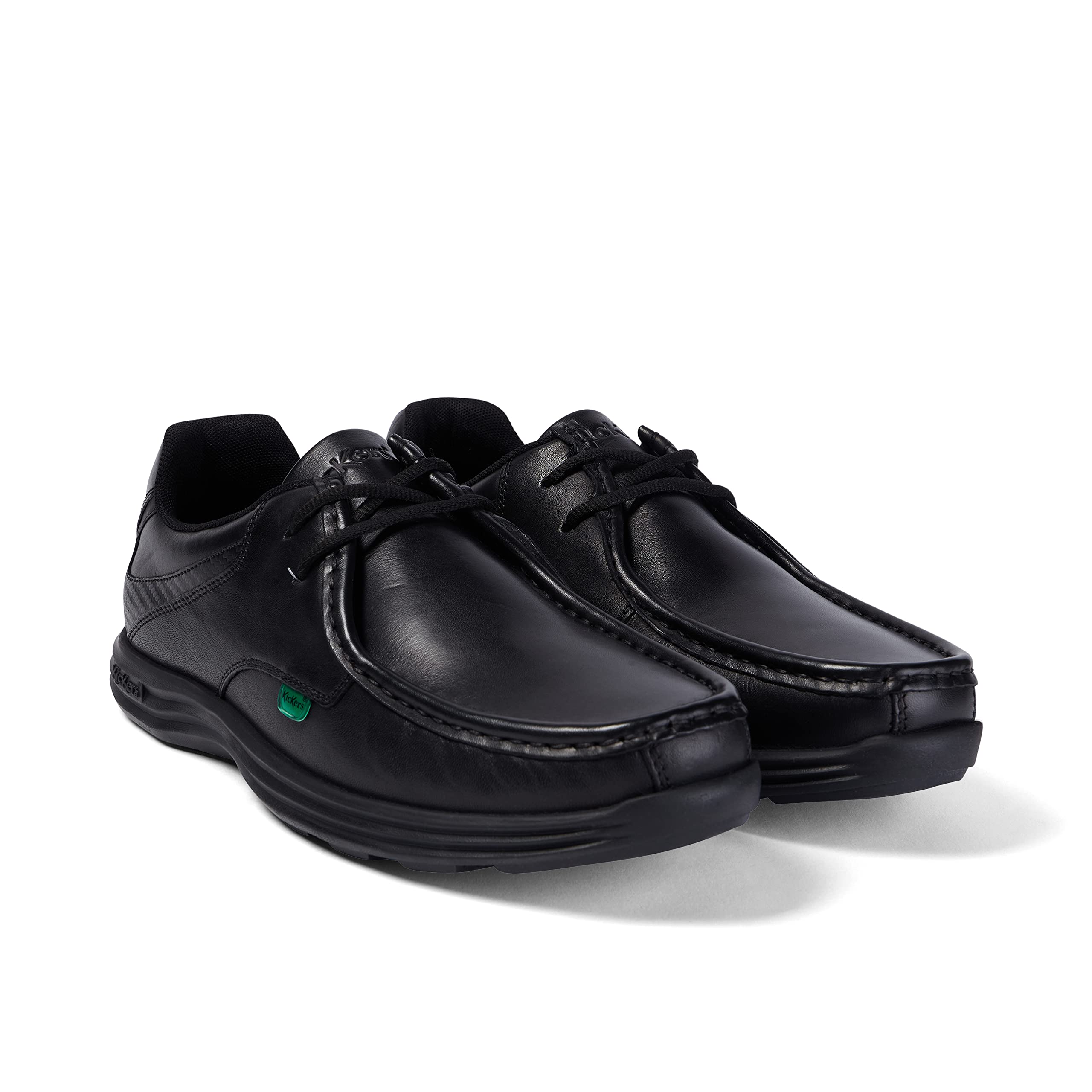 Kickers Men's Derby Leather School Shoes - Classic Formal & Casual Footwear for Work, Office & Everyday Wear